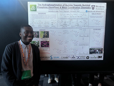 Jeanette presenting her poster